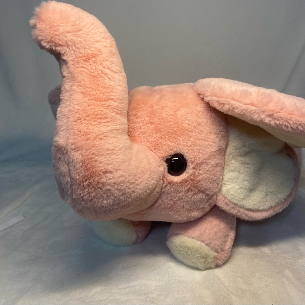24.2" | 5 Pounds Pink Elephant Weighted Stuffed Animals Cute Weighted Plush